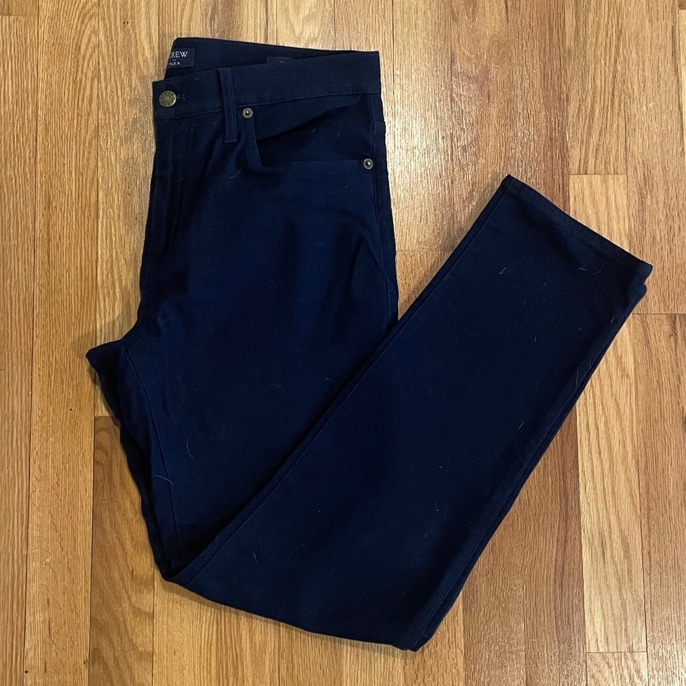 J Crew Flex Slim Fit Navy Men's Pants